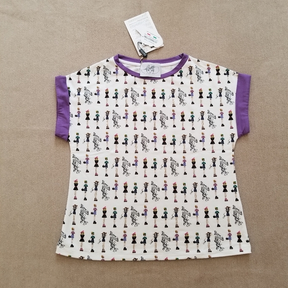 Le Margottine Made in Italy Sweatshirt Women Fits like S/M - Picture 2 of 7